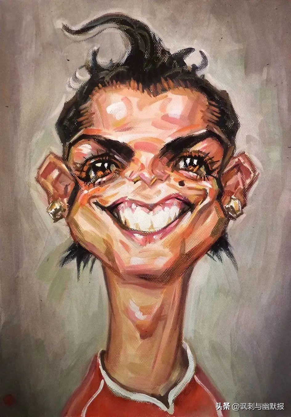 从足球明星到普罗大众——李坤漫像作品欣赏