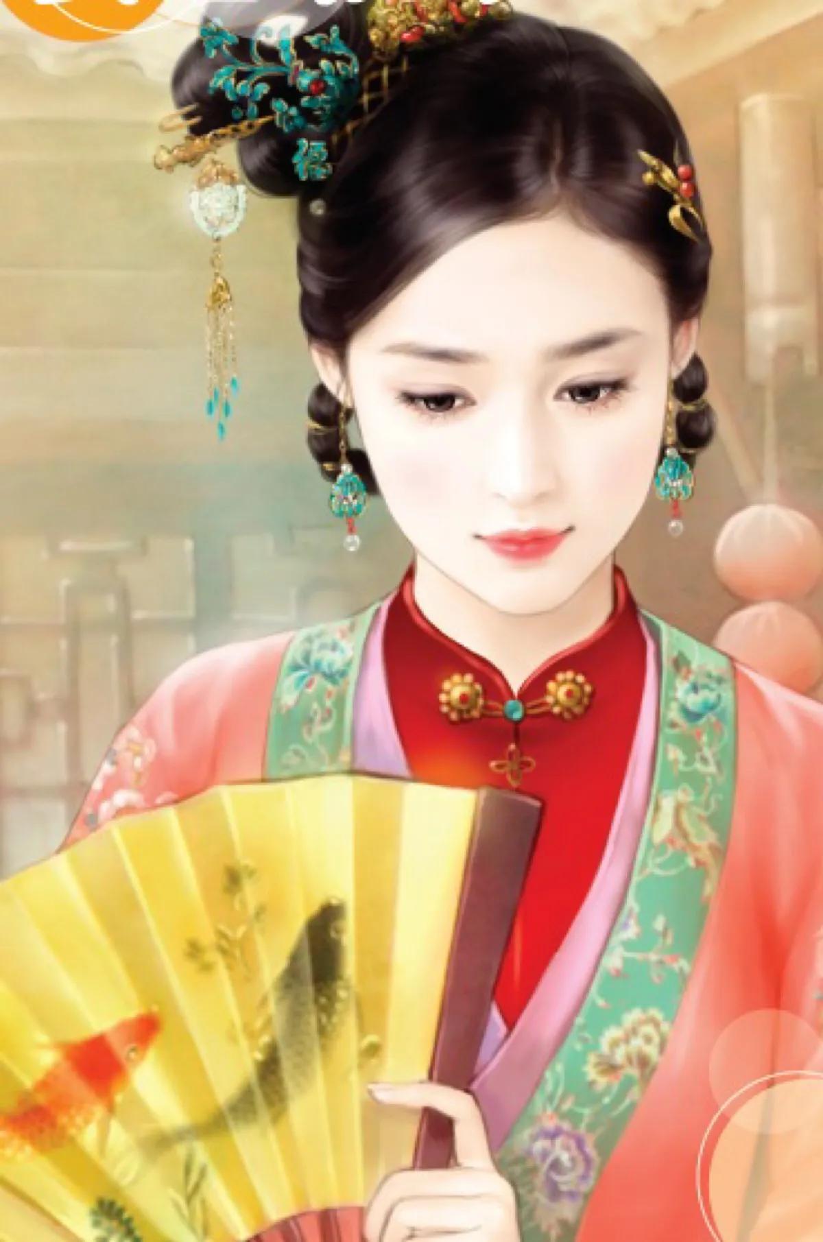 精美手绘手机壁纸古装演员,唐嫣古装高清壁纸