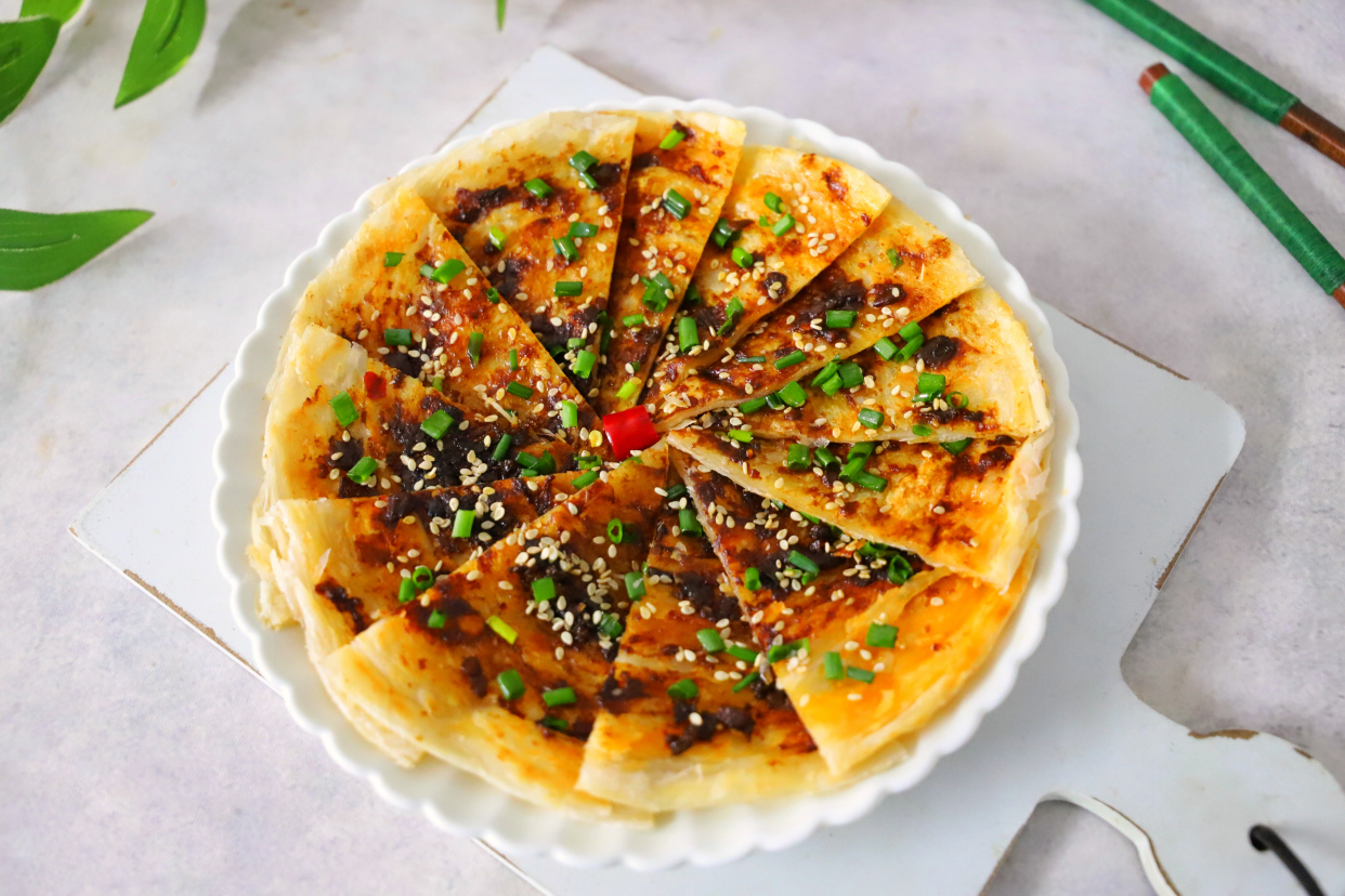 十分钟完成的快手早餐饼香甜软糯,开学早餐30天不重样菜谱