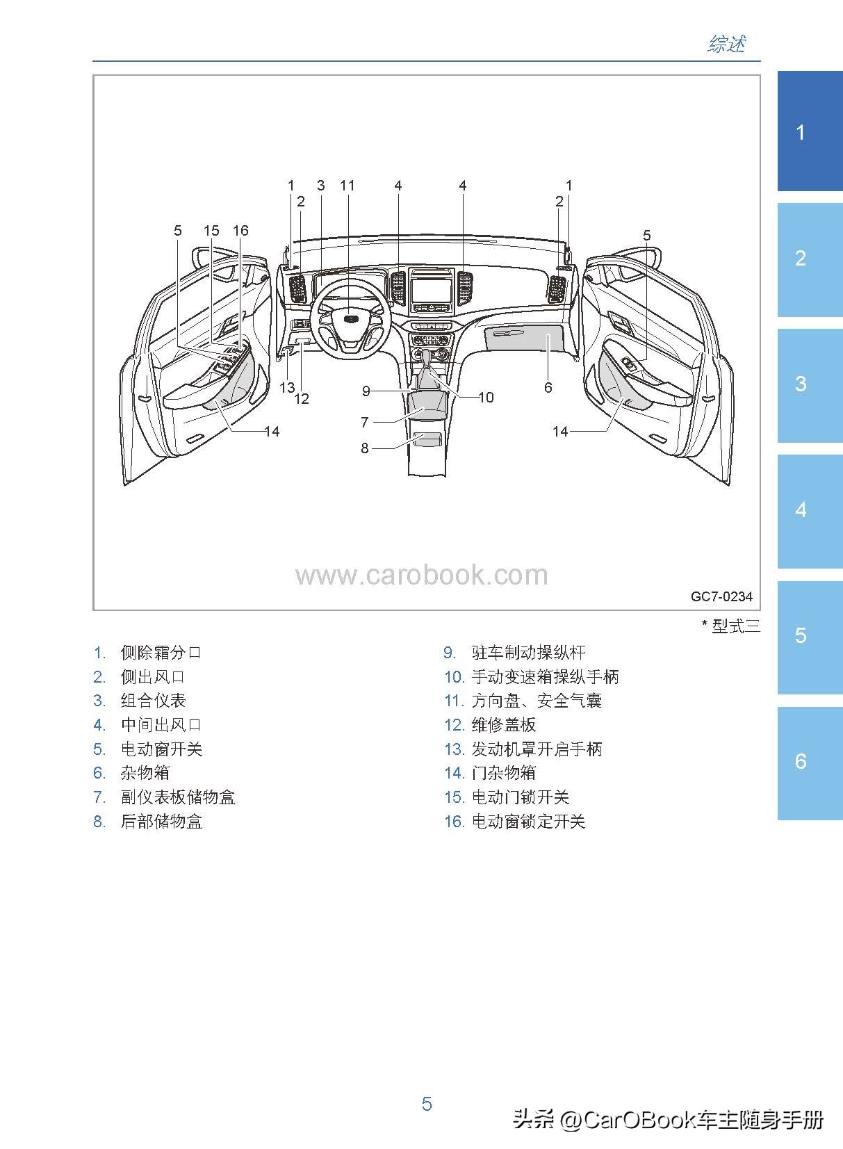 车主用车手册,吉利远景用户手册
