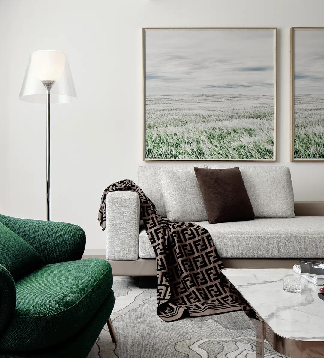 150㎡现代奢意公寓|清石设计