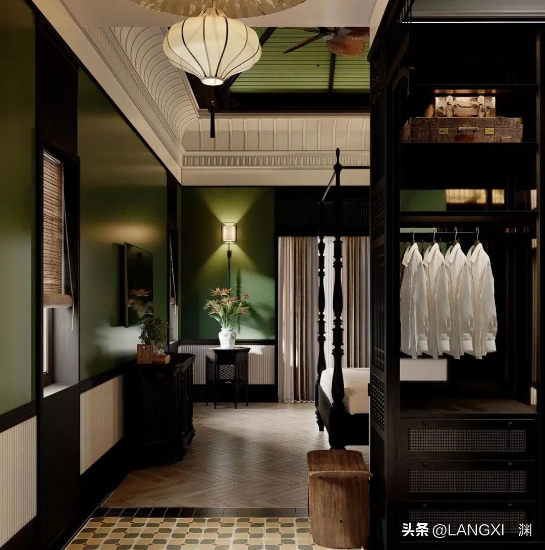 南洋复古风效果图设计元素,复古风的设计太有年代感了