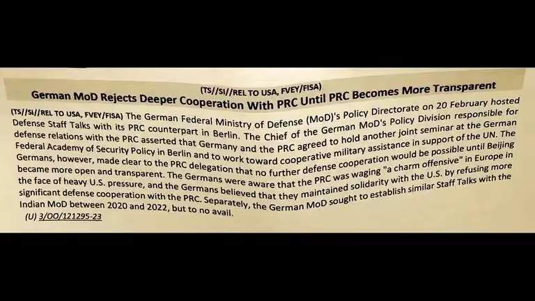 文件已删掉，外媒称美国监听中德官员，德国人索要解释，美没回应