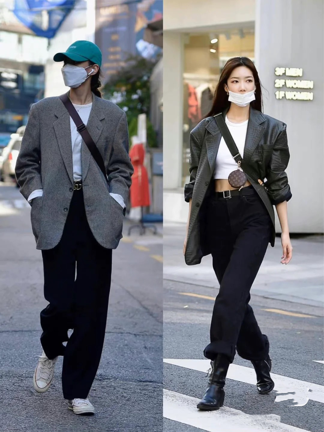 韩国小姐姐冬日简约气质穿搭日常,秋冬韩国小姐姐穿搭