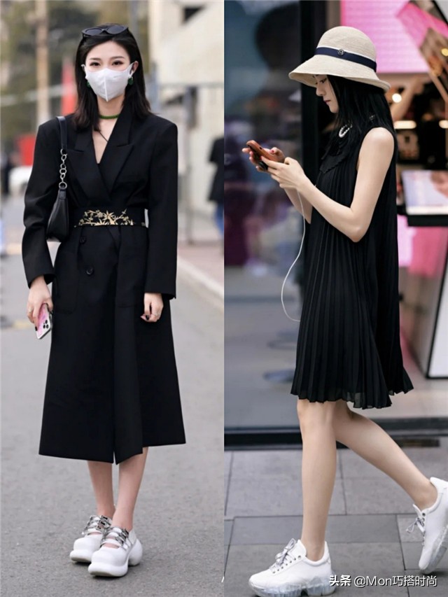 太古里的裙子穿搭,太古里穿裙子的女人