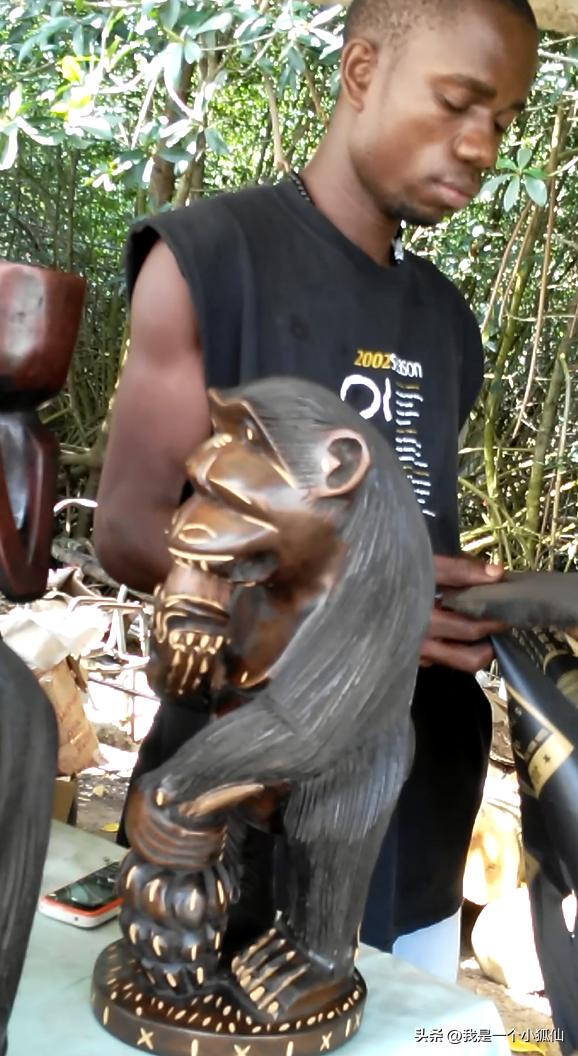 我逛黑人的木雕摊《我在安哥拉的日子374》
