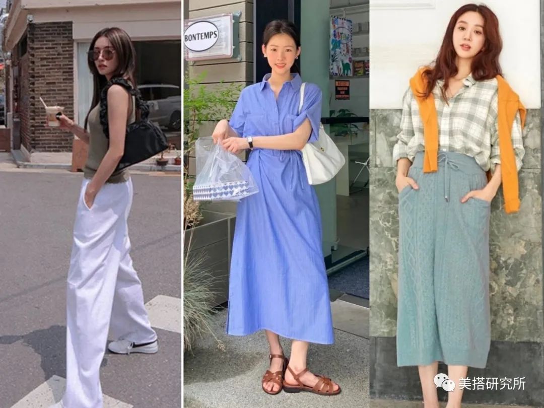 韩系风格穿搭假两件,韩系简约气质风女装