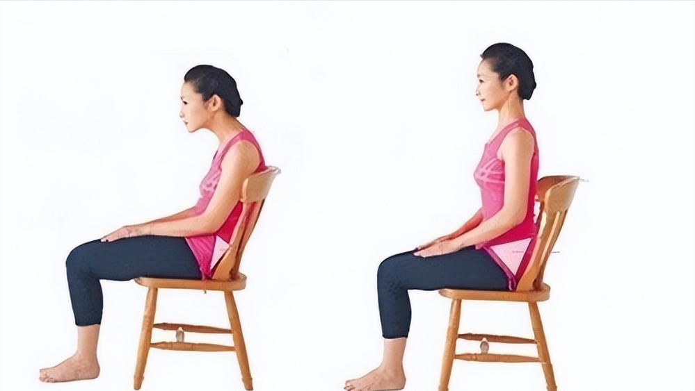 一直保持正确坐姿不得脊椎病吗,腰背挺直的正确姿势