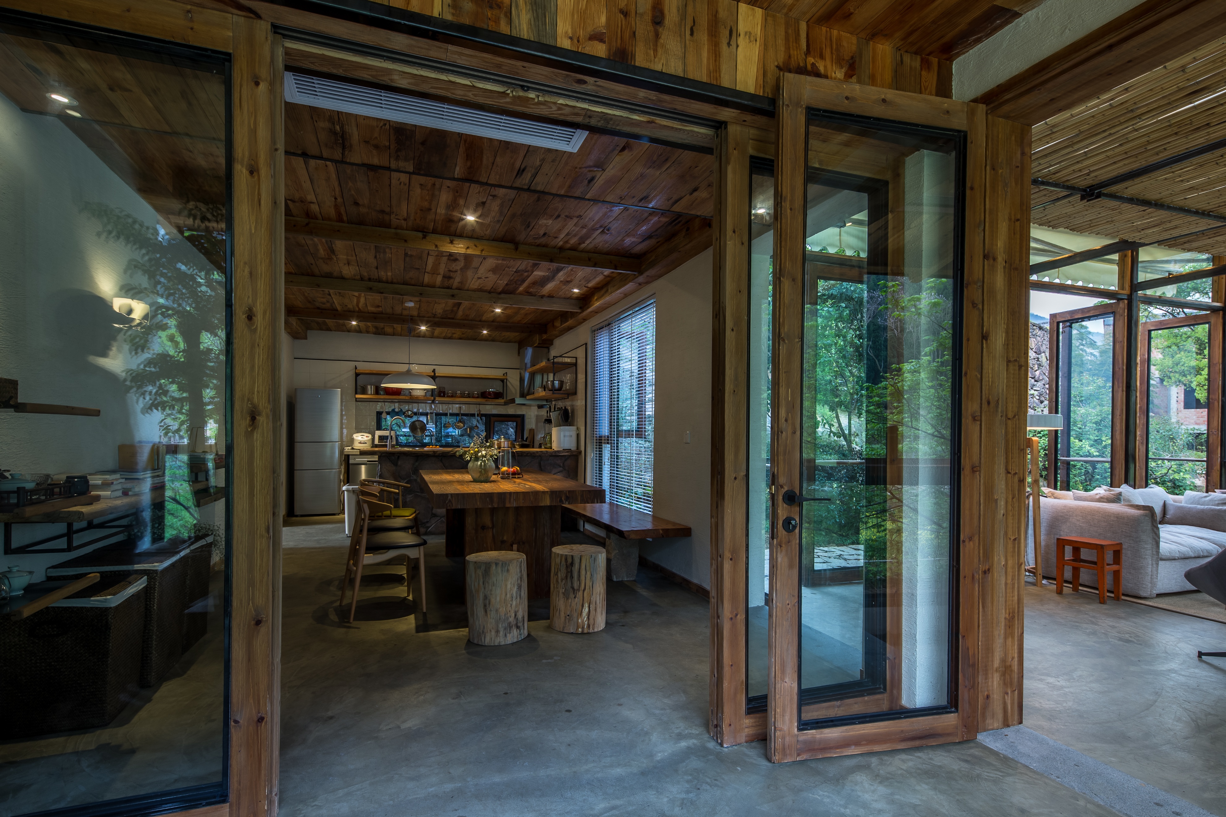 民宿酒店走廊过道设计效果图,民宿酒店家具设计