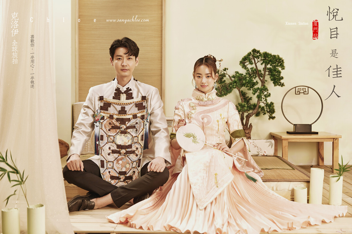 用中式风婚纱照与时间诉说浪漫,中式风婚纱照风格