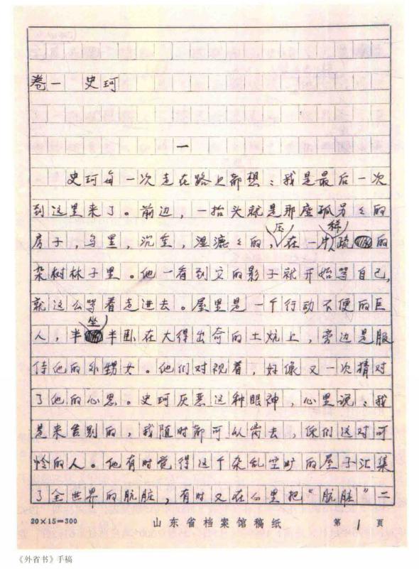 张炜小说《外省书》故事梗概：难以理喻的混乱故事