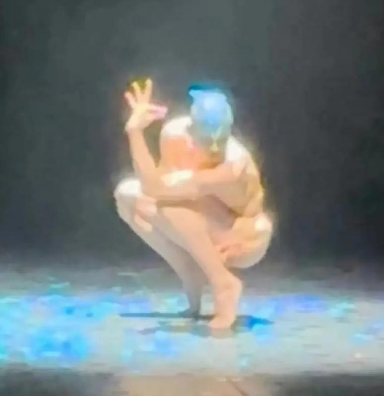 杨丽萍打酸枣扇子舞,杨丽萍打戏