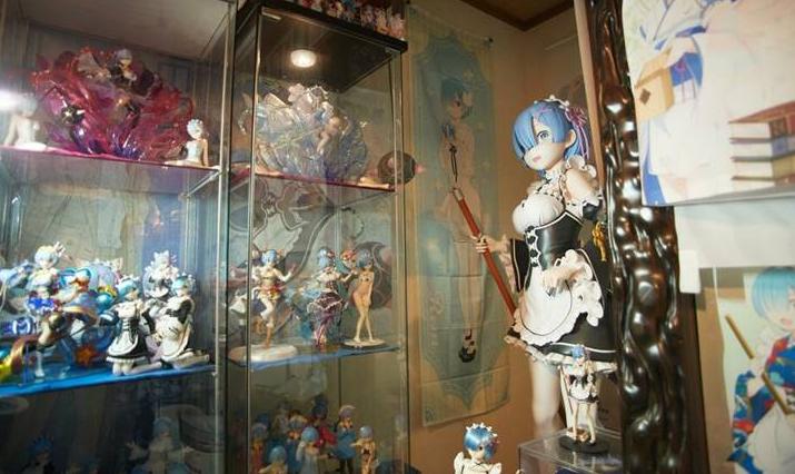 蕾姆日本人形手办,蕾姆和服手办出售