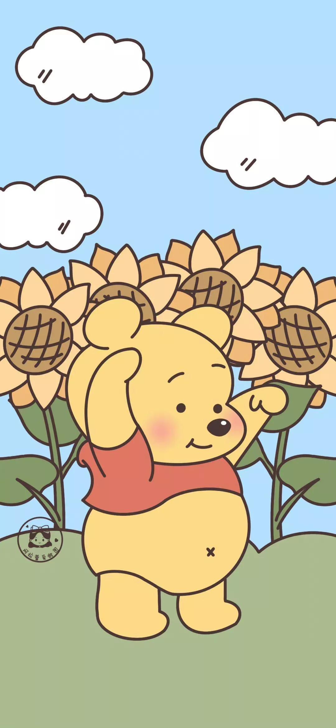 手机壁纸｜小熊维尼