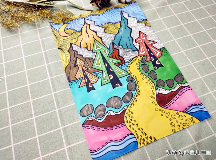 几何森林绿植,几何森林风景