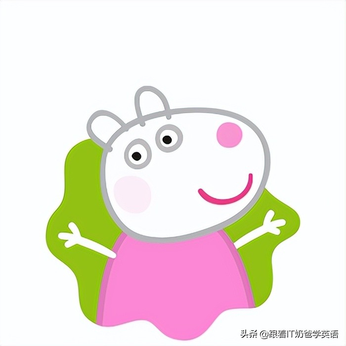 跟读小猪佩奇学英语,小猪佩奇学英语双语版