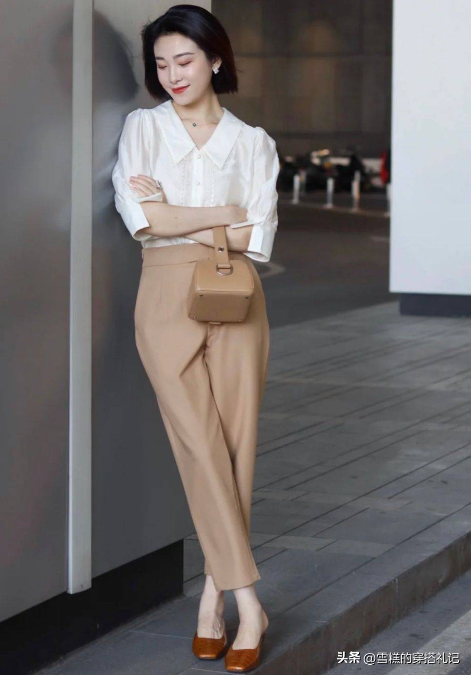 秋冬女款微喇裤百搭时尚洋气,百搭经典修饰腿型的女裤冬