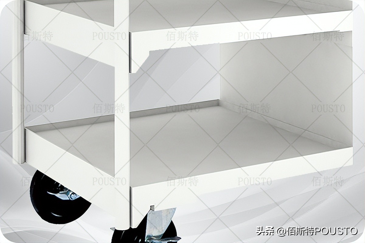 防静电双层可调手推车的用途范围和使用优势_佰斯特POUSTO