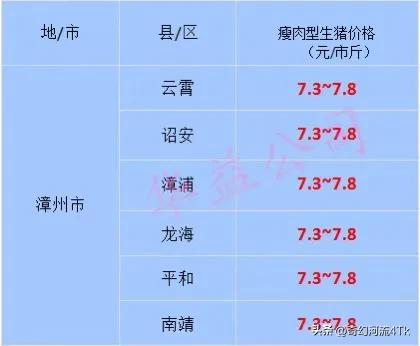 猪价最新行情今日福建河南,猪价今日福建