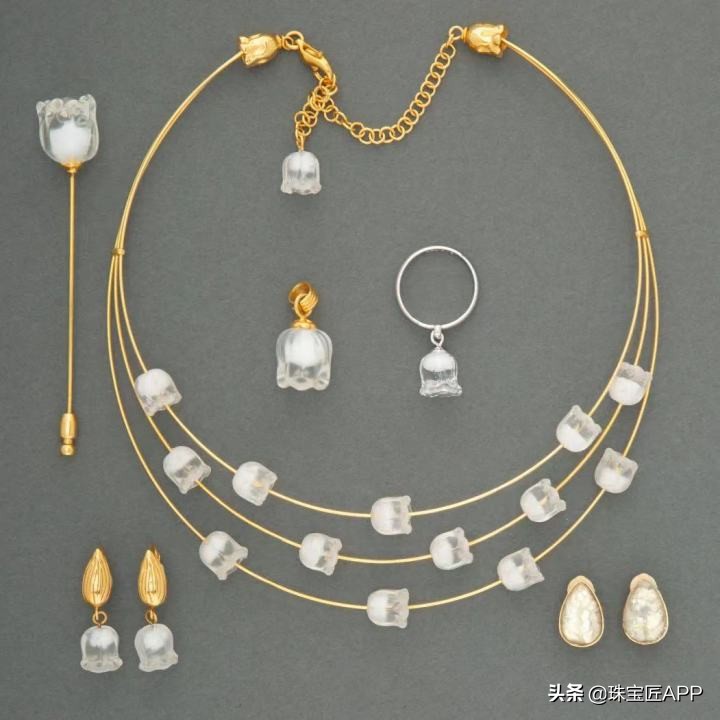 最火的网红元素，铃兰花开，幸福自来！35款珠宝打造你的铃兰花园