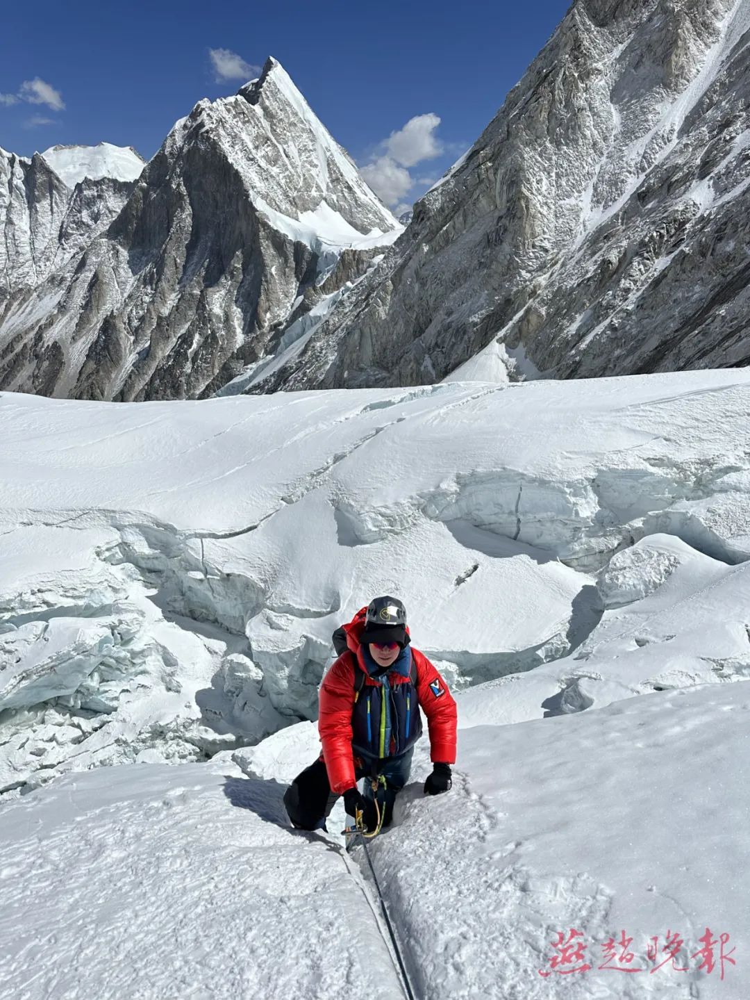 “把家乡名字带上珠峰，是我热爱家乡的一种表达方式！”