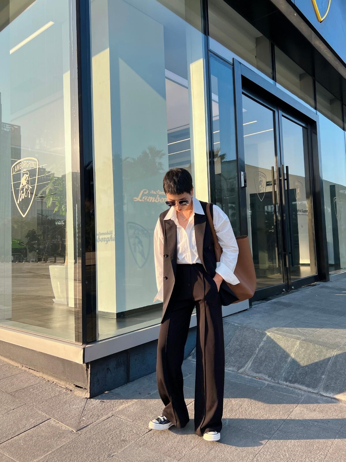 回头率超高的穿搭短发博主,短发博主百变造型日常穿衣搭配