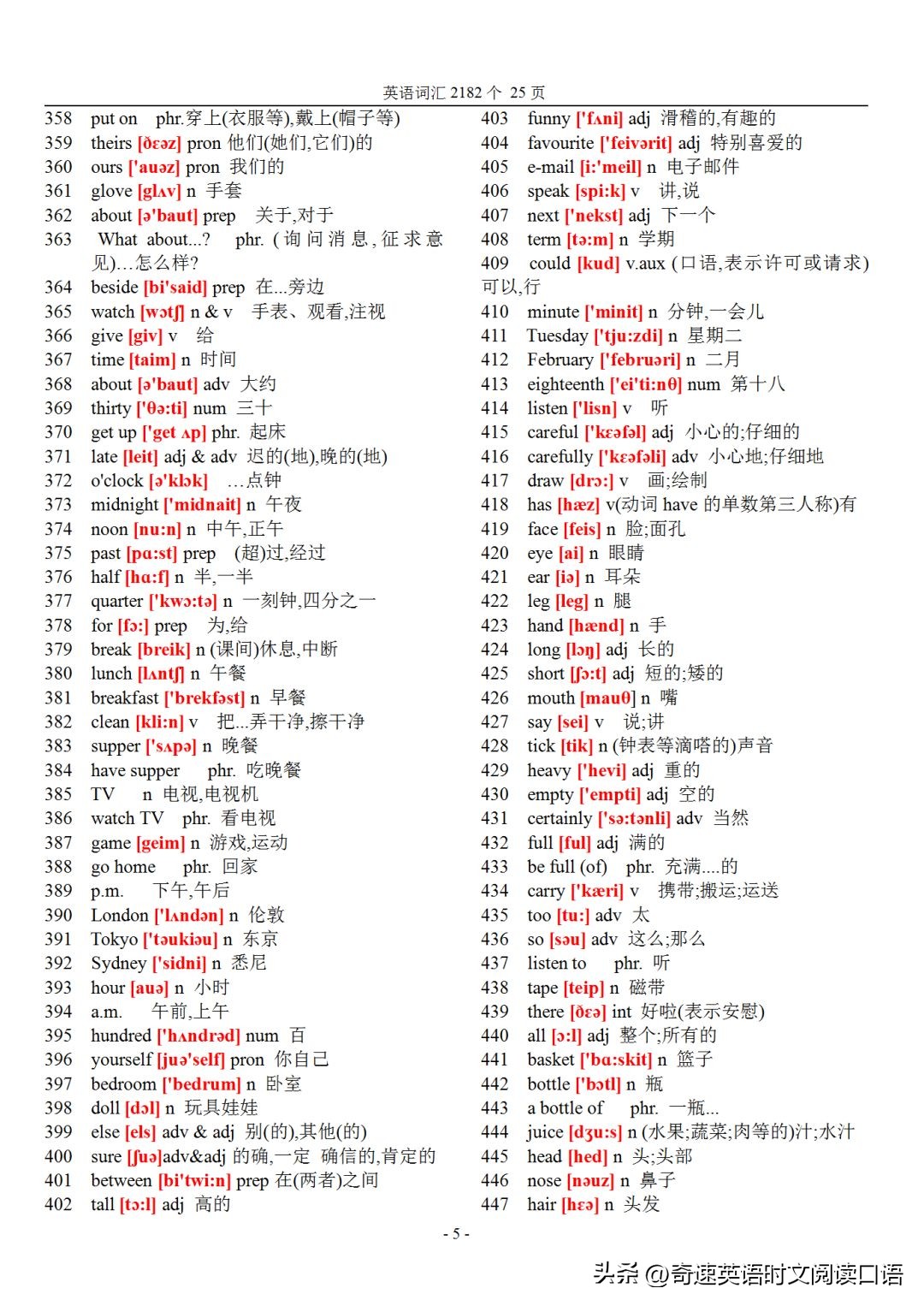 初中英语词汇2182个哪里可以听,初中英语983个核心单词带音标