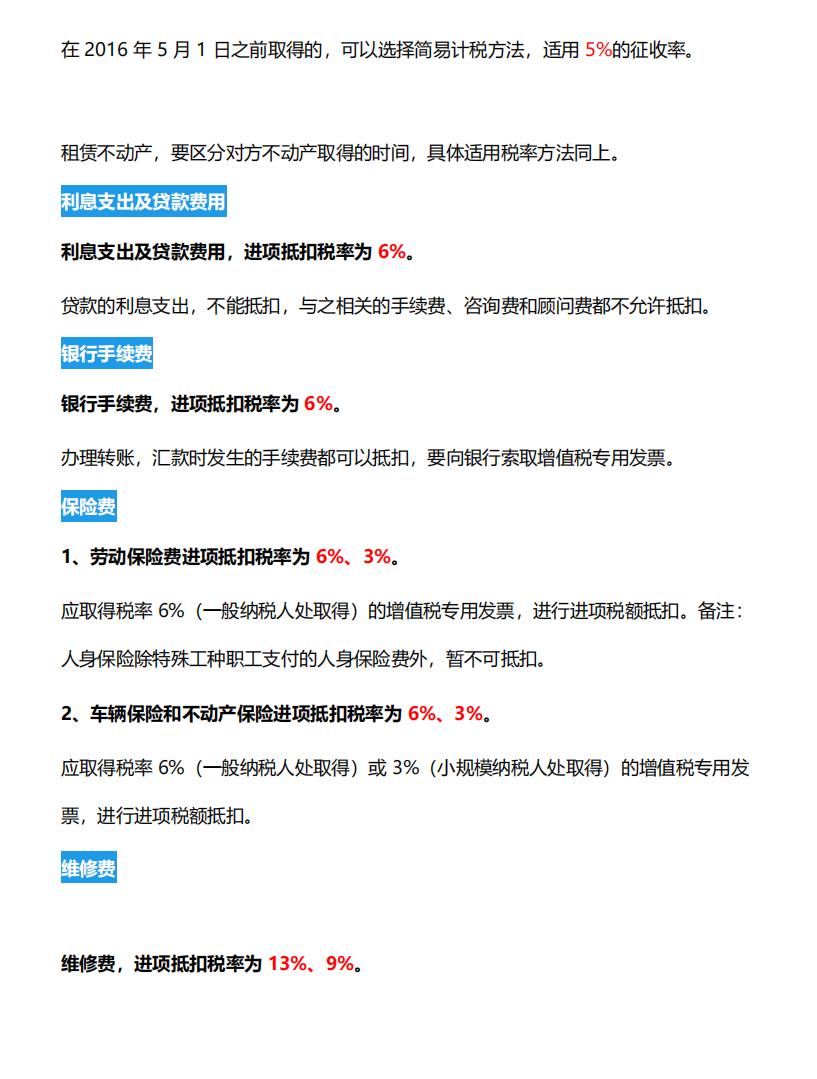 建筑工程增值税抵扣通俗讲解,建筑行业进项税抵扣税率表
