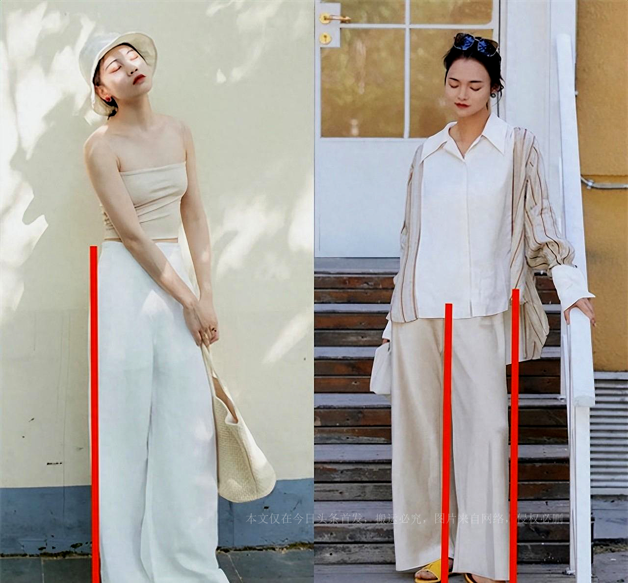 白裤子卫裤如何搭配,白色裤子比较透该怎么穿