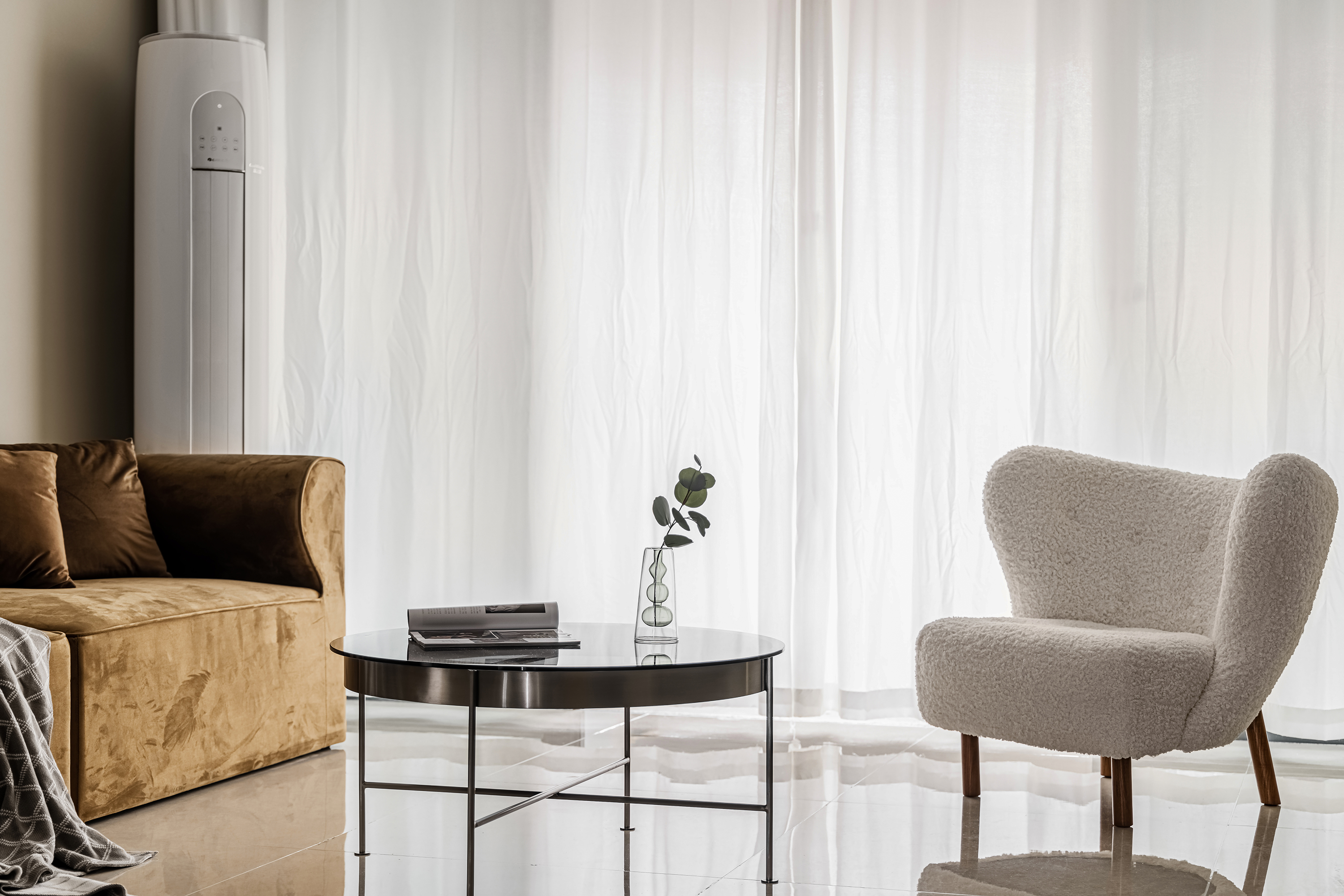 现代和复古的碰撞，喜欢我家的颜色