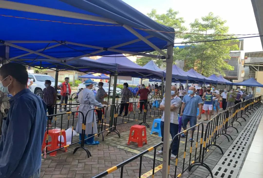 社区全员核酸检测准备工作简报,广州增城区开展全区全员核酸检测