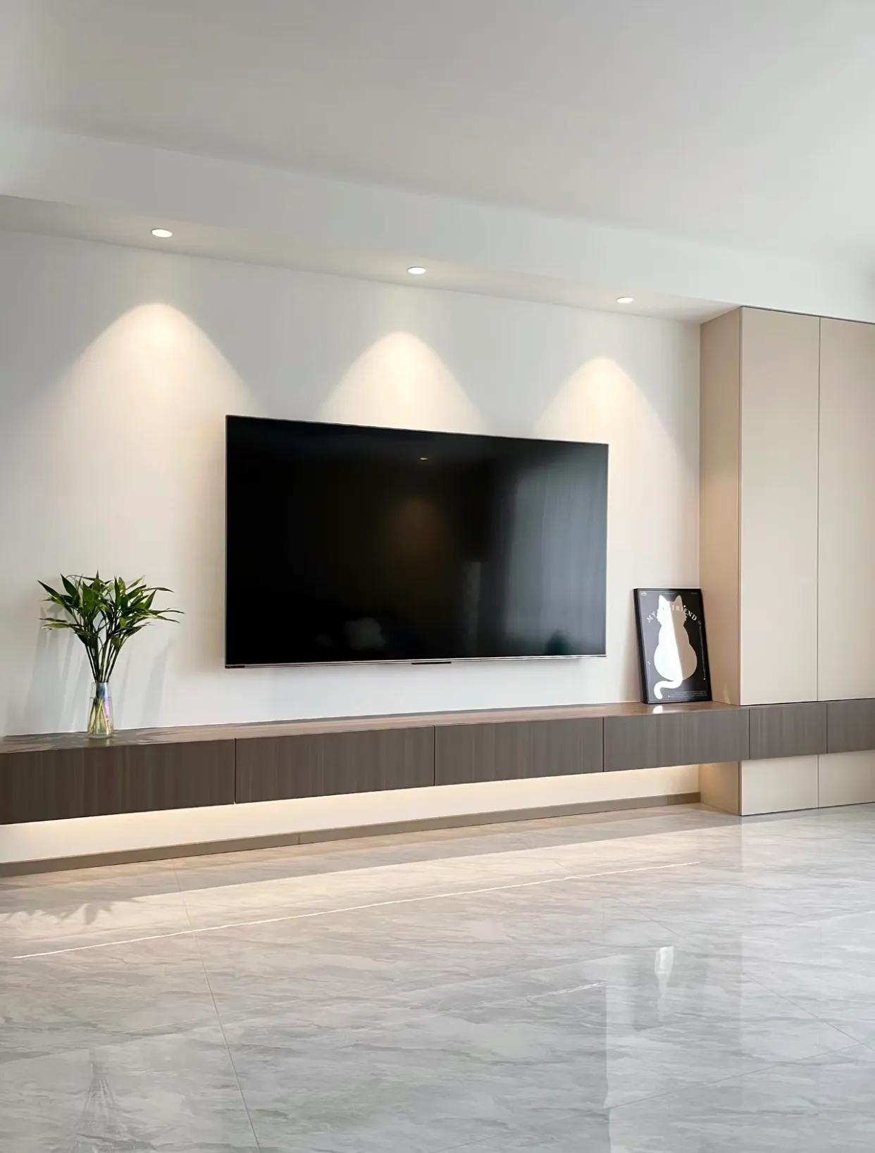 悬空成品电视柜最新款现代轻奢,电视柜改悬空电视柜多少钱