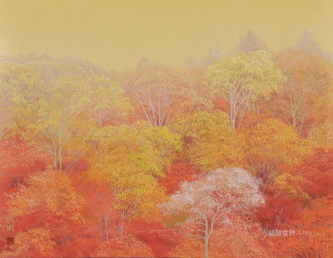 野地美树子手绘油画,日本画家奈良美智作品图