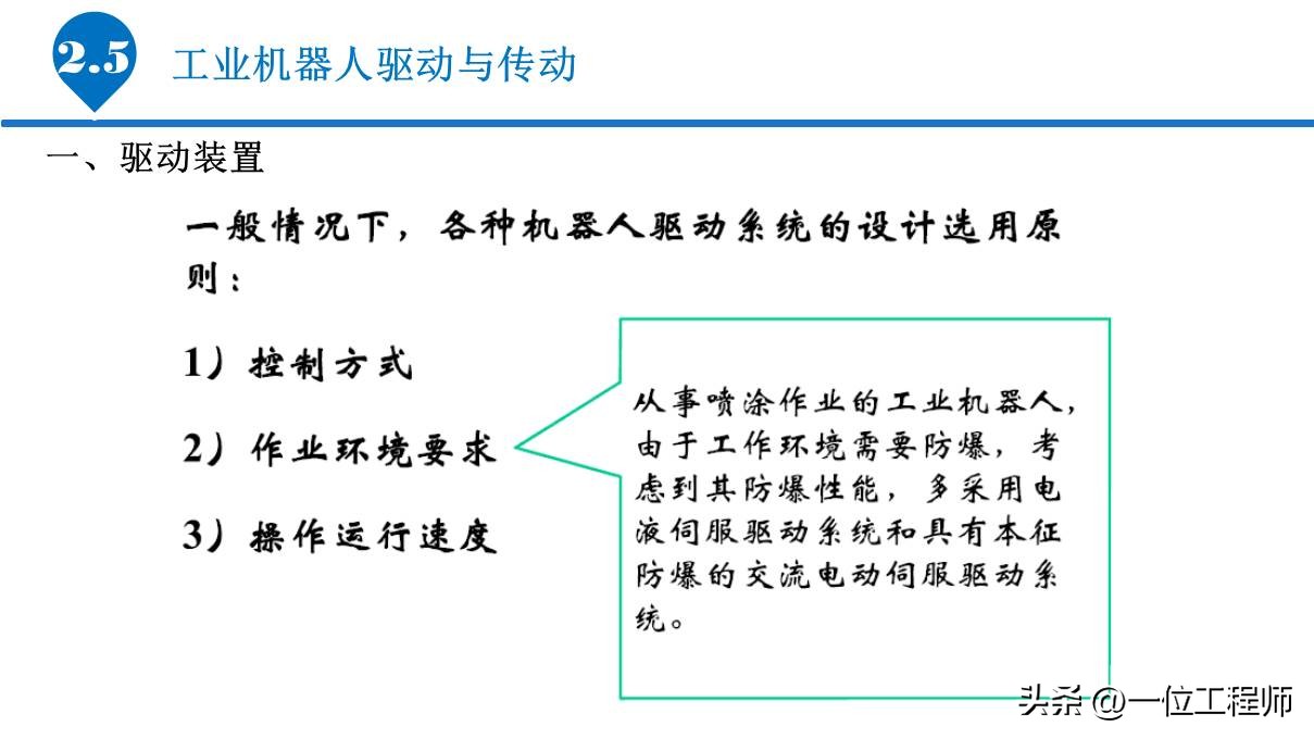 6.1工业机器人的基本组成,工业机器人传动机构结构及原理