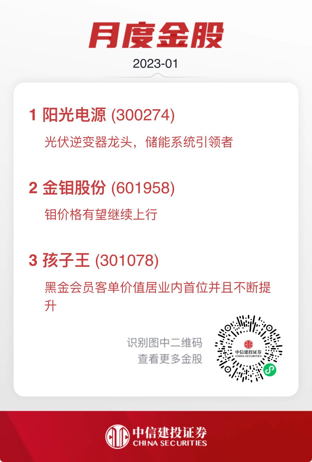 中信建投2021年券商十大金股,中信建投证券股名单