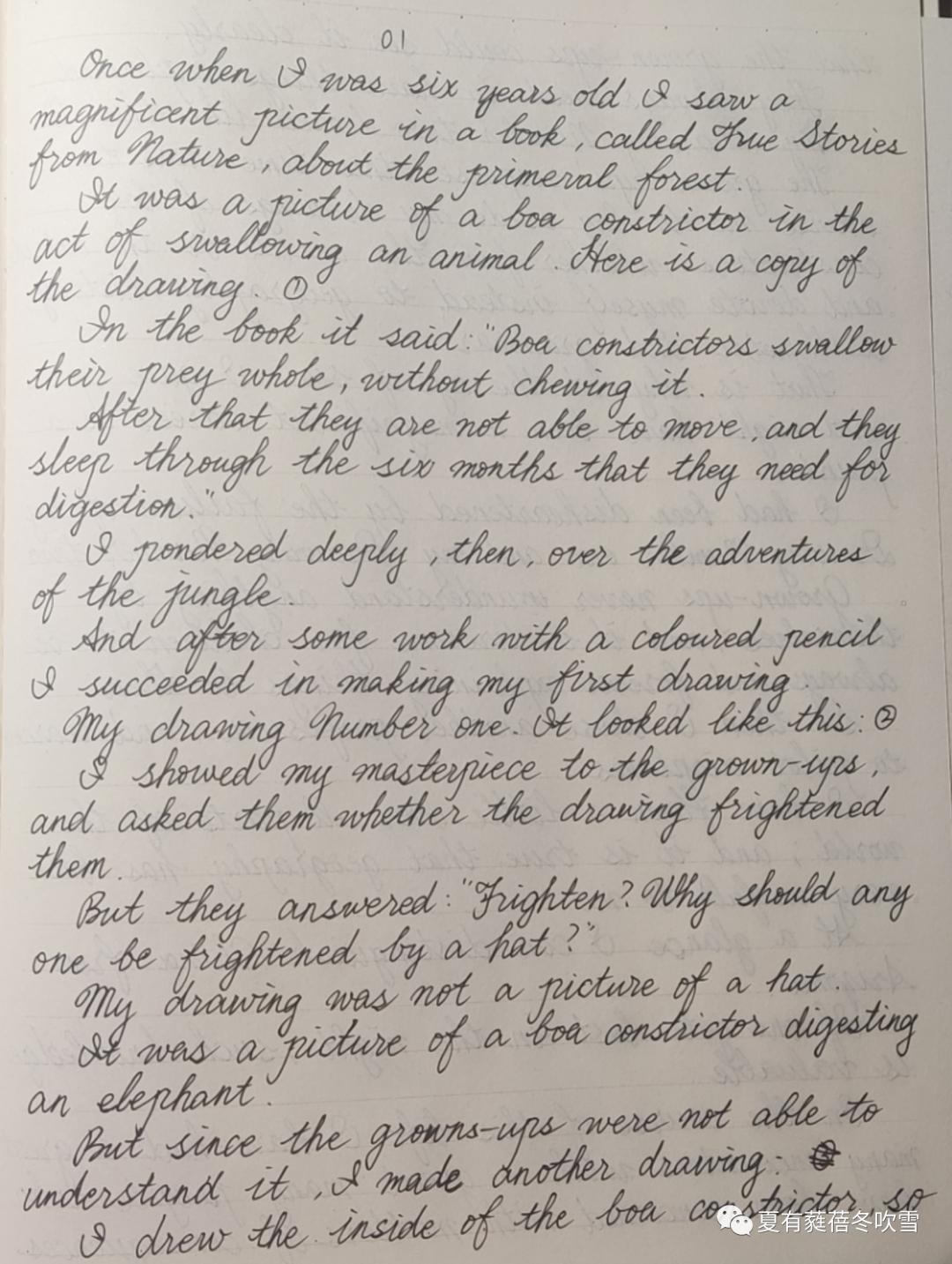 小王子英文版音频跟读,小王子中英双语听力