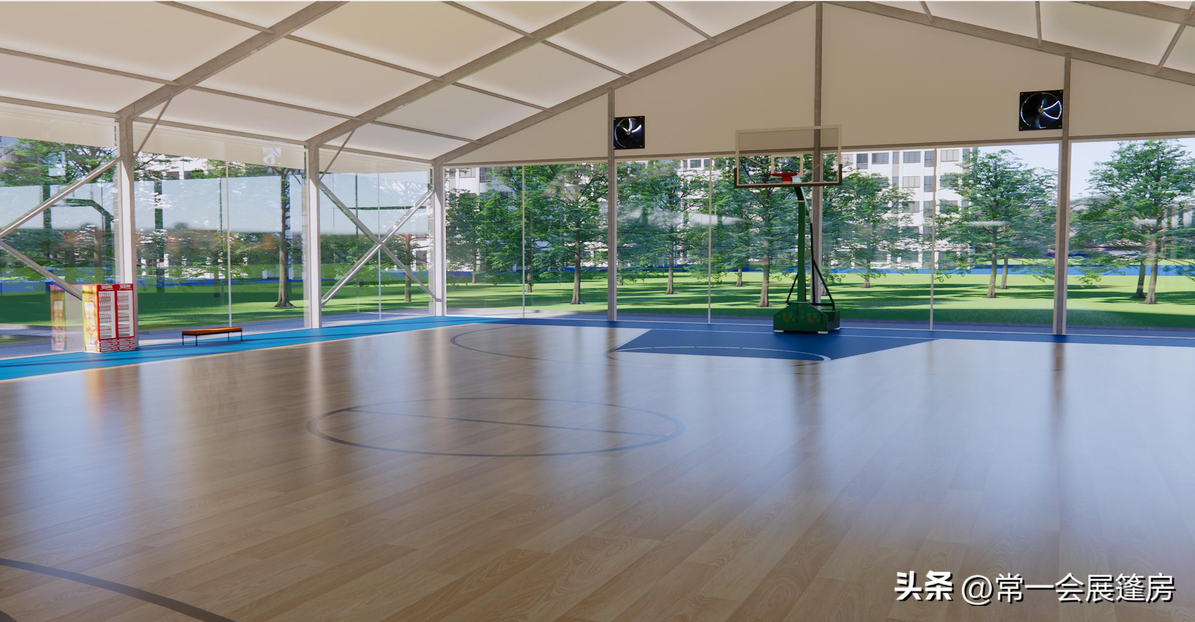 体育场馆篷房的设计,大型篷房体育馆