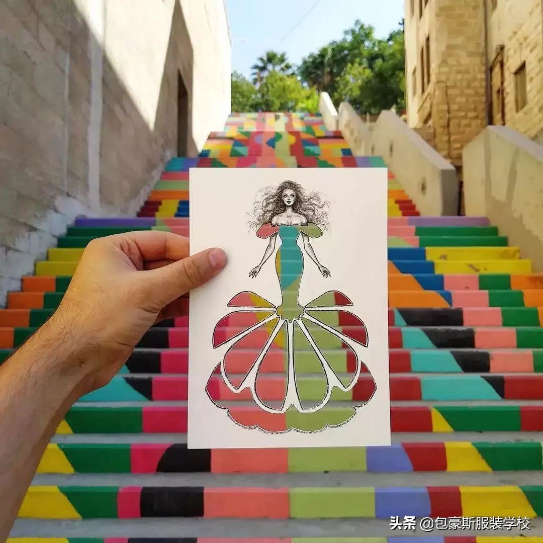 国际时尚插画师插画作品欣赏图文,创意插画古埃及