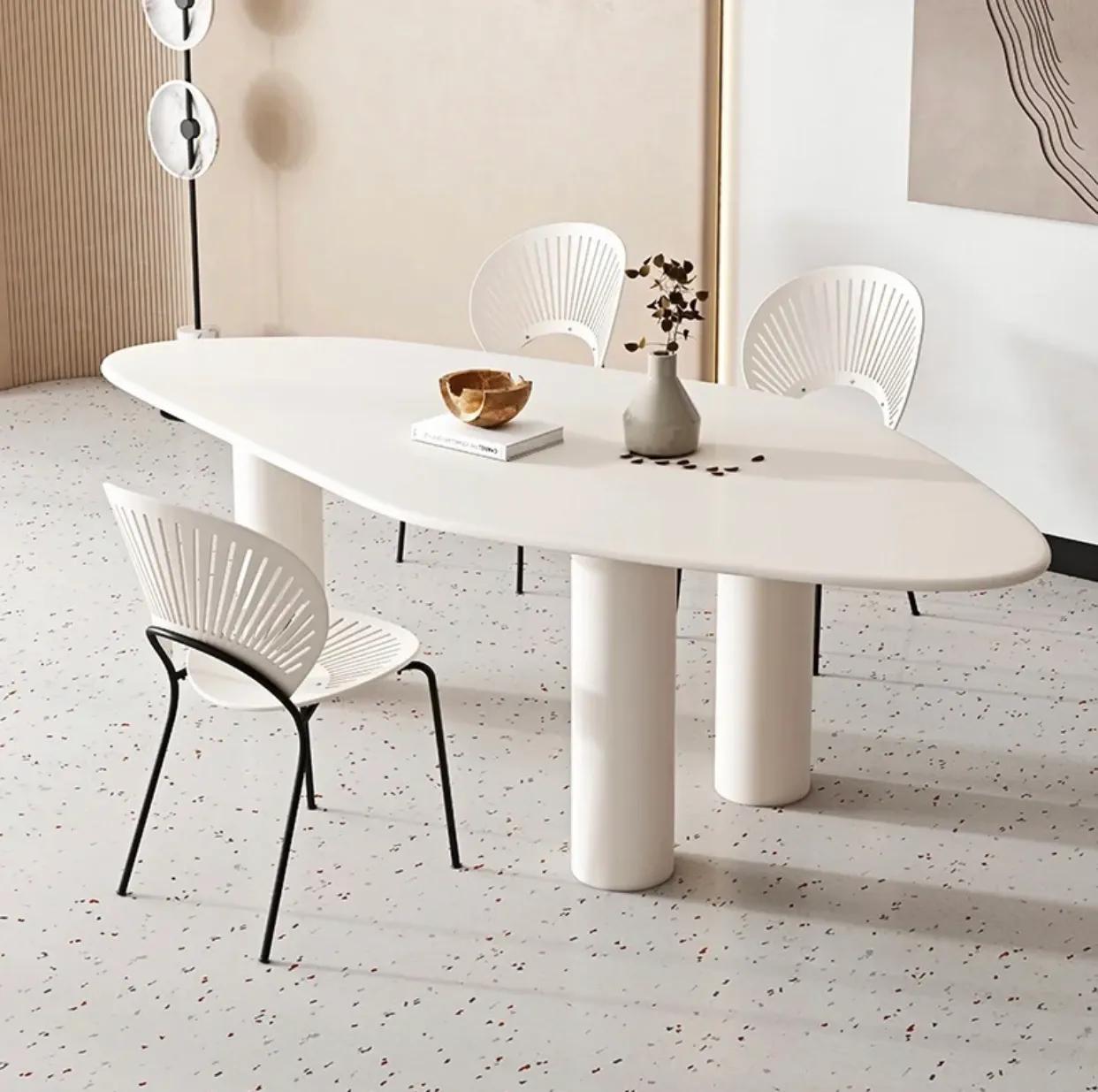 全网最火的10款岩板餐桌1米6,岩板餐桌和大理石餐桌怎么选