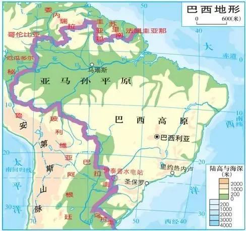 南美洲山地平原高原,南美洲的亚马逊平原