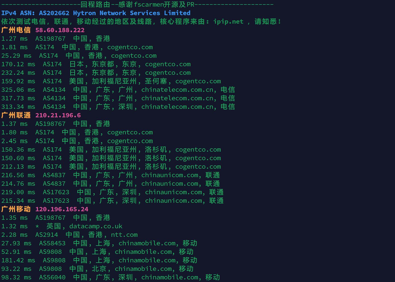 Hytron低价香港VPS简单评测