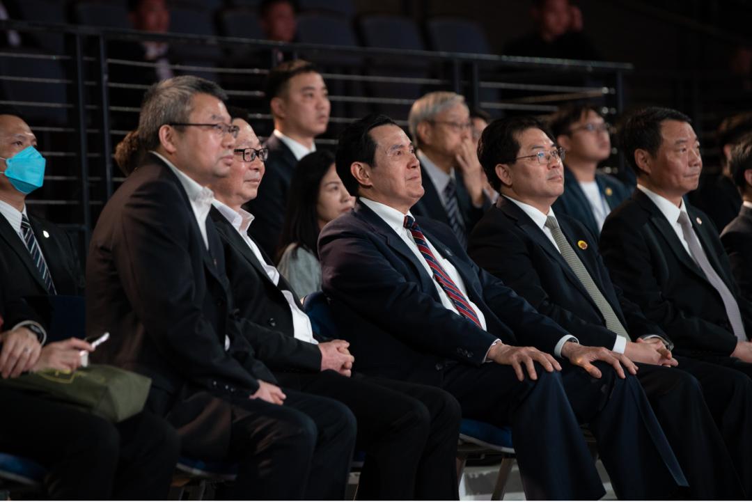 马英九参观湖南广电“七彩盒子”与《声生不息·宝岛季》连线