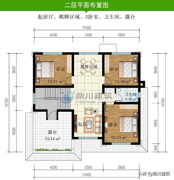 简单实用美观的三层农村房图,最简单农村二层房实图