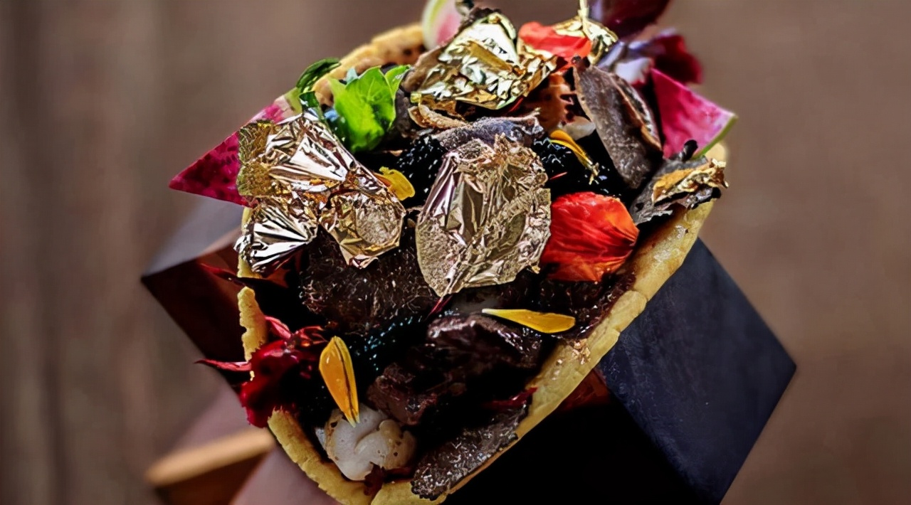 用黄金做的高级美食,价值百万的黄金美食