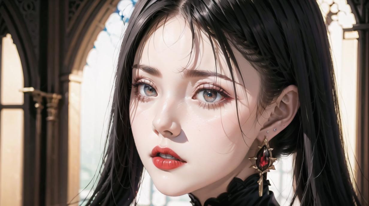 二次元ai女神图片,ai二次元少女美图