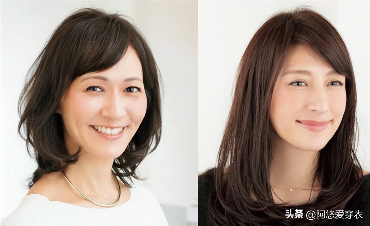 适合长脸的减龄羊毛卷发型,50岁女人头发告别黑长直和羊毛卷