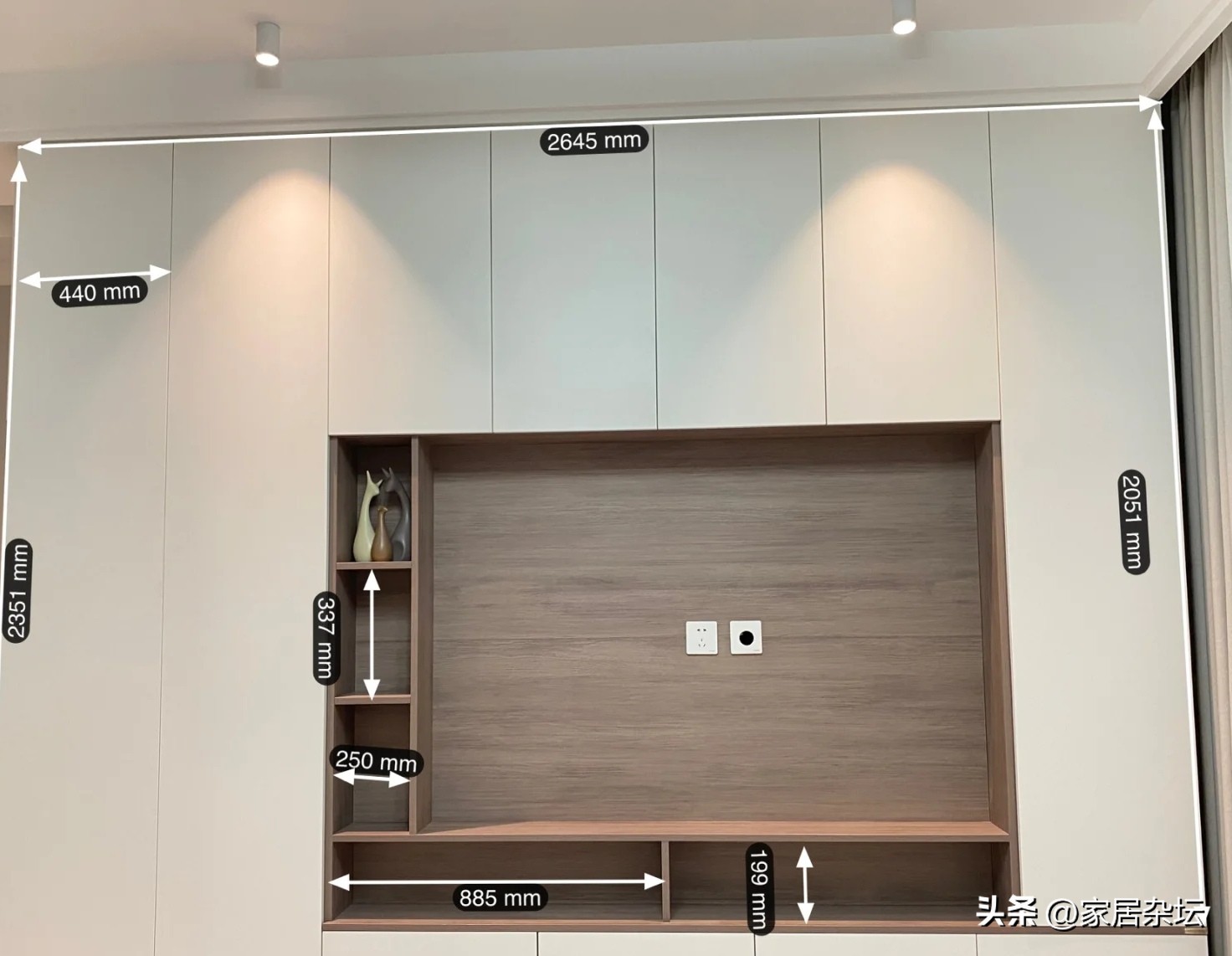 满墙电视柜一年后的使用感受,满墙电视柜到底实用吗