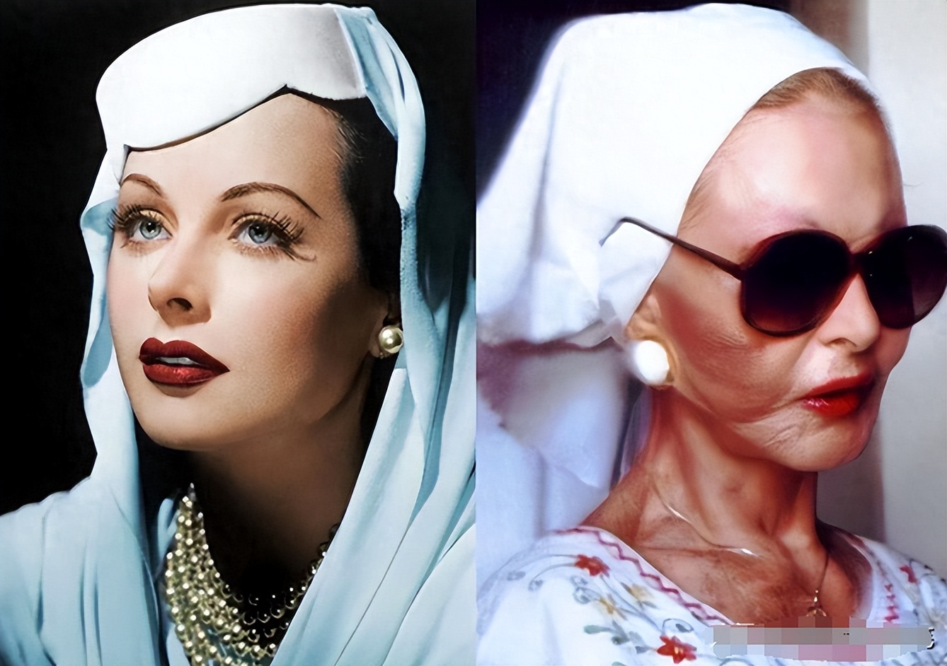 她是全球第一个全裸出镜的美女*星艳**,一生六段婚姻,晚年痴迷整容