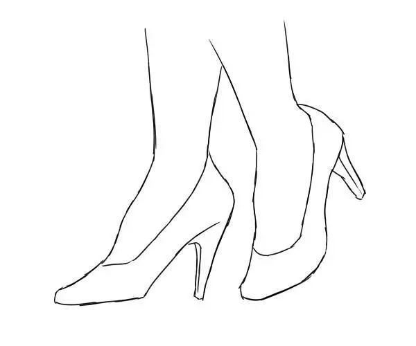 怎么画q版人物腿和脚,怎样画动漫人物的脚