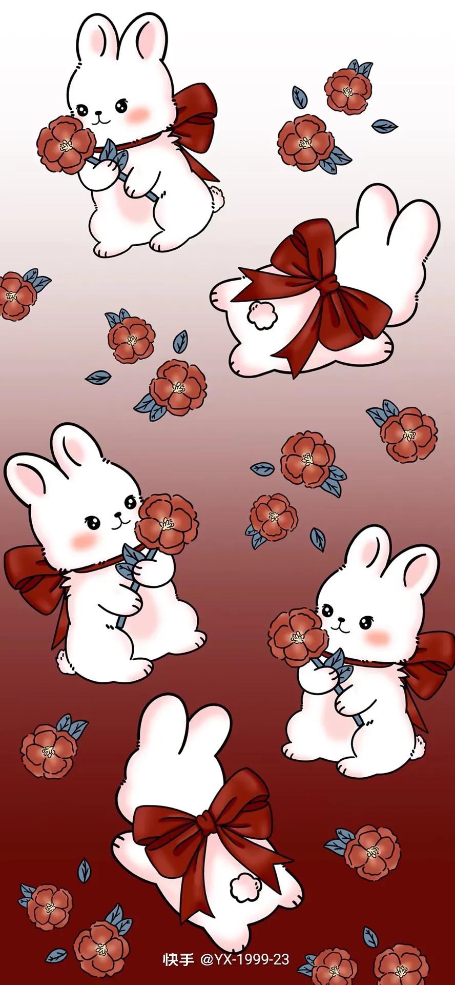 兔年高清壁纸背景图,兔年男人最旺事业手机壁纸